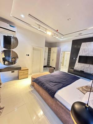Luxurious Furnished 4bedroom Terrace Pool Gym Children Playground, Serviced Estate, Osapa, Lekki, Lagos, Terraced Duplex for Rent