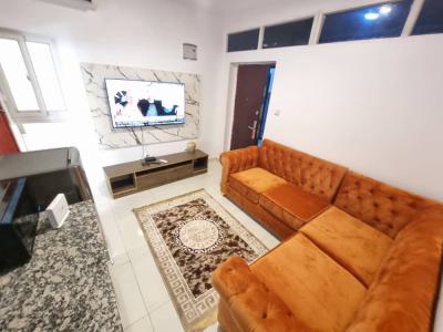 Furnished 1bedroom Flat with Pool, Gym,elevator, Lekki Phase 1, Lekki, Lagos, Mini Flat (room and Parlour) for Rent
