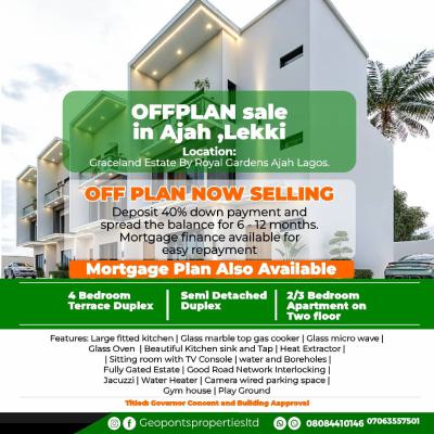 Ajah Lekki with Mortgage Plan Available, Ajah, Lagos, Flat / Apartment for Sale
