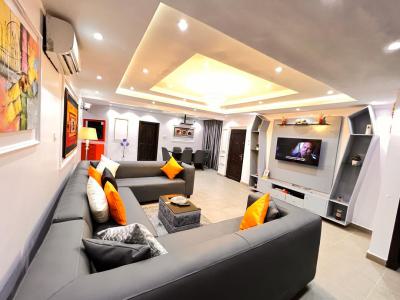 Grey Suites, 3- Bedroom Apartment with Snooker, Soccer Table, Ps5, Swi, Oniru, Victoria Island (vi), Lagos, Flat / Apartment Short Let