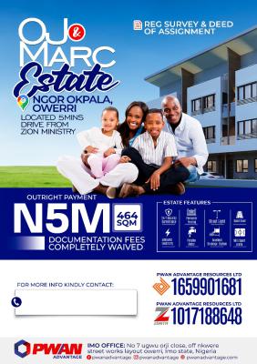 Land Available, Ngor Okpala Zion Ministry, Owerri Municipal, Imo, Mixed-use Land for Sale
