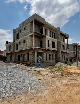 Advance Shell 6 Bedrooms Semi Detached Duplex, Kukwaba, Abuja, Semi-detached Duplex for Sale