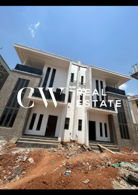 4 Bedroom Semi-detached Duplex with a Bq Unit, Katampe Extension, Katampe, Abuja, Semi-detached Duplex for Sale