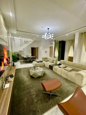 Luxury Serene 3 Bedroom Apartment with Private Cinema, Ikate, Lekki, Lagos, Flat / Apartment Short Let