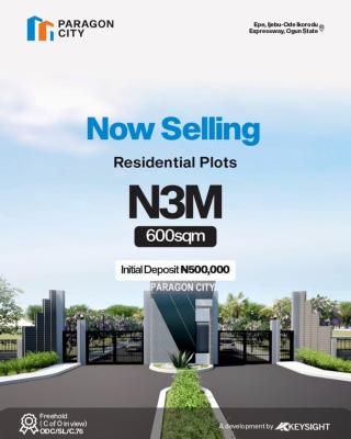 Affordable Land in Ogun State Paragon City, Epe Ijebu Ode Ogun State, Epe, Lagos, Residential Land for Sale