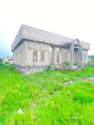 Uncompleted 4bedroom Bungalow on 325sqm Cornerpiece Land, Royal Palm Estate, Badore, Ajah, Lagos, Detached Bungalow for Sale