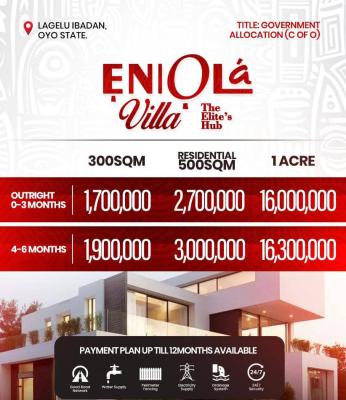 Buy and Build Land with C of O, Ibadan, Oyo, Land for Sale