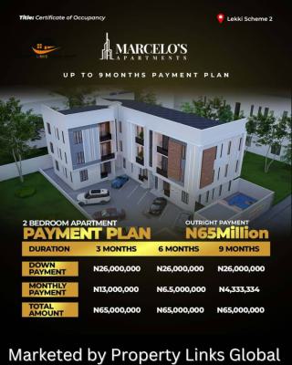 Luxury 2bedroom Apartment, Marcelos Apartments Lekki Scheme Ii, Ajah, Lagos, Flat / Apartment for Sale