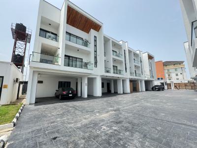 Water Front Luxury 4 Bedroom Terrace with Pool, Gym, Garden & Bq, Lekki Phase 1, Lekki, Lagos, Terraced Duplex for Sale