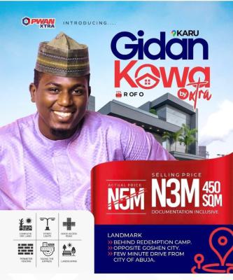 Prime Land, Auta-balefi. Behind Redemption Camp, Karu, Abuja, Residential Land for Sale