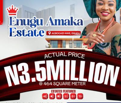 Affordable and Verified Dry, Enugu Amaka Located 30min Drive From Ministry of Housing Nike Agbogazi, Enugu, Enugu, Mixed-use Land for Sale