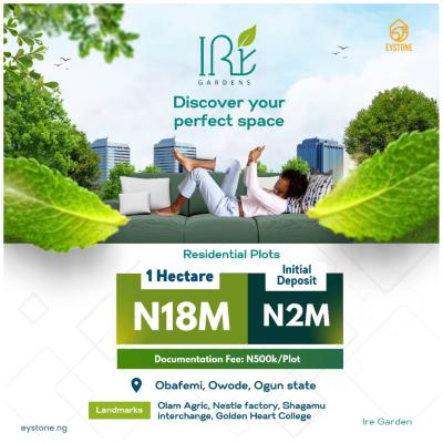 Land with 300% Roi in 12 Months, Obafemi Owode, Km 46, Ogun, Land for Sale