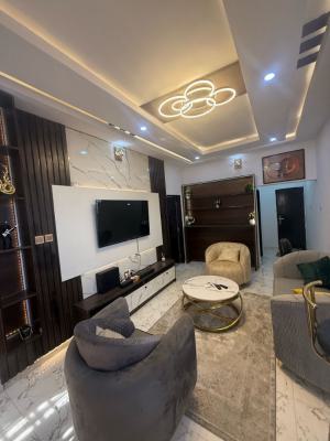 Serviced and Furnished Miniflat( Penthouse) in a Court, Ikate, Lekki, Lagos, Mini Flat (room and Parlour) for Rent