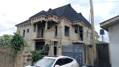 Uncompleted 4 Bedroom Duplex, Afolabi Close, Eleko Village, Gemade, Gowon Ext, Sewage, Egbeda, Alimosho, Lagos, Detached Duplex for Sale