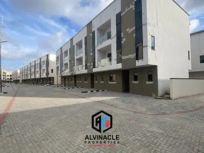 4 Bedroom Terraced Duplex with 1 En-Suite BQ — Lekki Phase 1, Lekki, Lagos