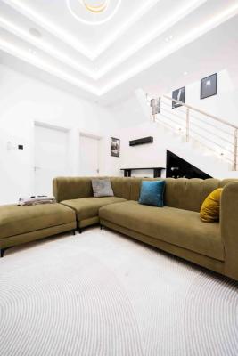 Fully Furnished and Serviced 4 Bedroom Terraced Duplex, Behind Pinnock Beach Estate, Osapa London, Lekki, Lagos, Terraced Duplex for Rent