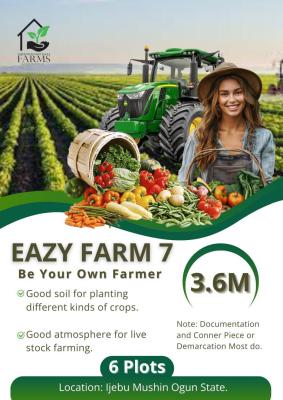 Government Allocated Agricultural Land, Easyfarm 7 Ijebu Mushin, Km 46, Ogun, Commercial Land for Sale