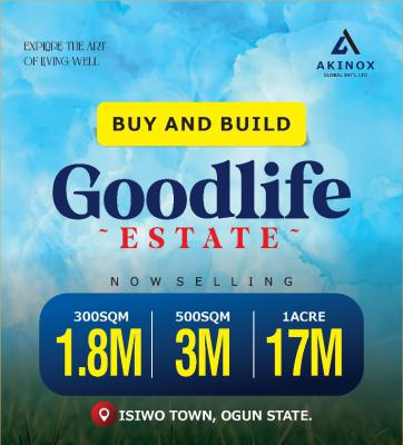 Affordable Land, Good Life Estate Isiwo, Ijebu East, Ogun, Mixed-use Land for Sale