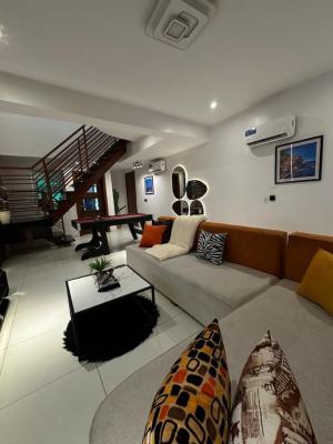 Well Furnished Two with 2 Balconies, Pool, Snooker Ps5(on Request) Ik, Lekki Phase 1, Lekki, Lagos, Flat / Apartment Short Let