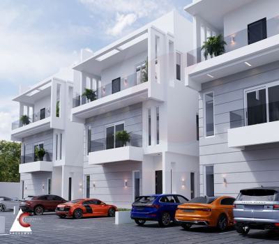 5 Bedroom Terrace Duplex with Attached Bq  Fcda Approved Documents, Sharing Fence with Harmony Estate, Galadimawa, Abuja, Residential Land for Sale