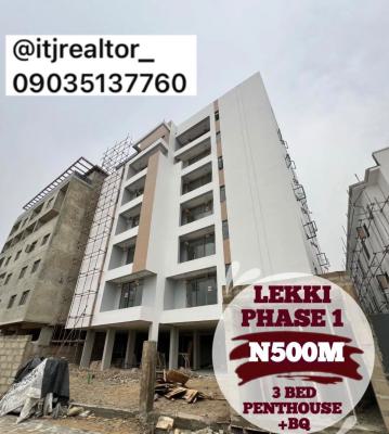 Spacious 3 Bedroom Penthouse with a Bq, Lekki Phase 1, Lekki Phase 1, Lekki, Lagos, Detached Duplex for Sale