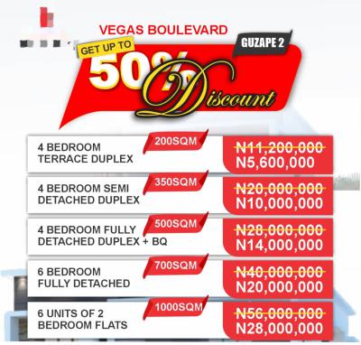 1000sqm for 6units of 2bedroom Block of Flat, Boulevard Estate Guzape2, Guzape District, Abuja, Residential Land for Sale
