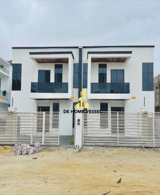 Modestly Finished Luxury 4 Bedroom Semi- Detached Duplex with Bq, Chevron, Lekki, Lagos, Semi-detached Duplex for Sale