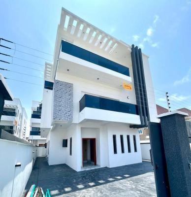 5-bedroom Fully Detached Duplex with Bq, Family Lounge, Gym & Cinema, Opposite White Sands Beach Estate, Ologolo, Lekki, Lagos, Detached Duplex for Sale