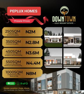 Downtown Golf Resort Estate, Handmaid Girls Secondary School Road, Kuje, Kuje, Abuja, Residential Land for Sale