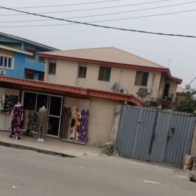 a Block of Flat and Shops in a Good Location, Ajibola Crescent, Alapere, Ketu, Lagos, Block of Flats for Sale