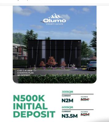 Dry Table Land, Kobape Road, Obafemi Owode, Ogun, Residential Land for Sale