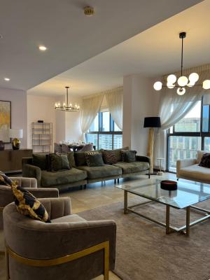 Topnotch Furnished Highrise Flat, Off Adeola Odeku Way, Victoria Island (vi), Lagos, Flat / Apartment for Rent