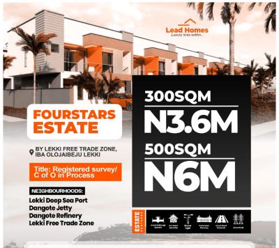 Dry Portable Land with Instant Allocation, Four Stars Estate with Flexible Payment Plans, Lekki Free Trade Zone, Lekki, Lagos, Mixed-use Land for Sale