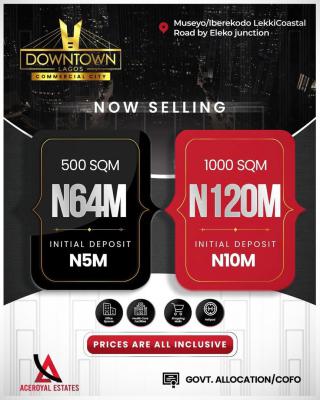 Commercial and Industrial Land with Government Allocation and C of O, Lagos Calabar Coastal Road, Eleko, Ibeju Lekki, Lagos, Hotel / Guest House for Sale