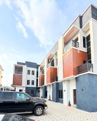 4bedroom Terrace Duplex with a Bq, Jahi, Abuja, Terraced Duplex for Rent