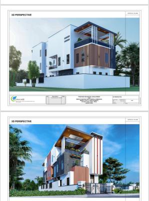 Luxury 5 Bedroom Fully Detached Duplex with Bq for Distress, Lekki Scheme Ii Estate, Ogombo Road, Ogombo, Ajah, Lagos, Detached Duplex for Sale