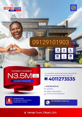 Plots of Affordable Land, Mereje Town, Okpe, Delta, Mixed-use Land for Sale