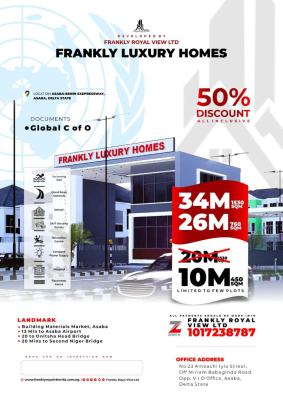 C of O Land with Building Approval, Aniocha North, Asaba, Delta, Mixed-use Land for Sale