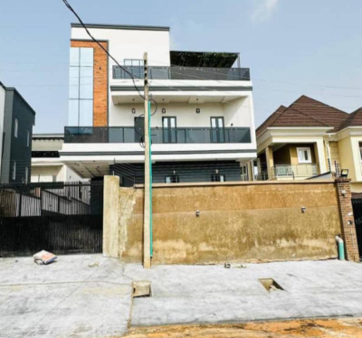Exceptional Newly Built 5 Bedroom Fully Detached Duplex with Bq, Cinem, Gra Phase 2, Magodo, Lagos, Detached Duplex for Sale