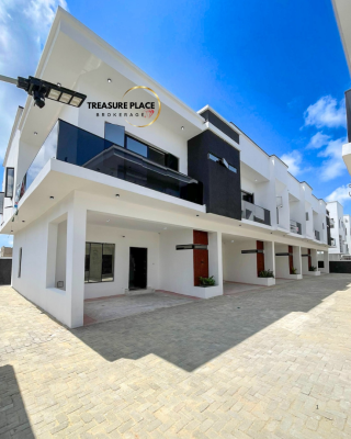 Stunning 4 Bedroom Terraced Duplex, Ikota, Lekki, Lagos, Terraced Duplex for Sale