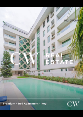 4 Bedroom Apartment, Ikoyi, Lagos, Flat / Apartment for Rent