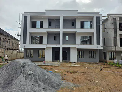 Newly Built 5 Bedrooms Semi Detached Duplex + BQ — Kado - Galadima Road (Ring Road 2), Dakibiyu, Abuja