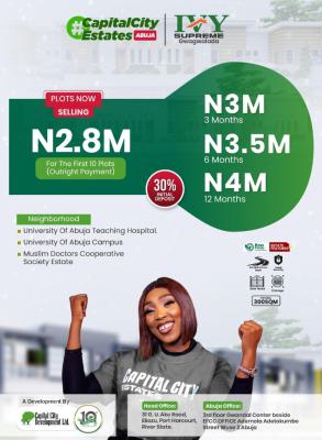 Ivy Supreme Estates, Gwagwalada, Gwagwalada, Abuja, Residential Land for Sale