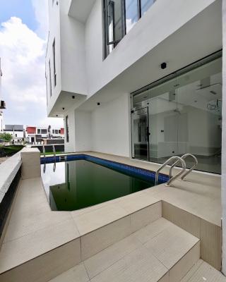 Contemporary 5 Bedroom Detached Duplex with Swimming Pool and Cinema, Ikota, Lekki, Lagos, Detached Duplex for Sale