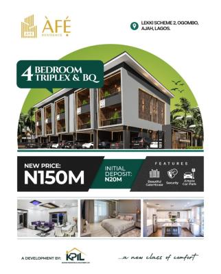 4 Bedrooms Duplex+ Bq, Ogombo, Ajah, Lagos, Semi-detached Duplex for Sale