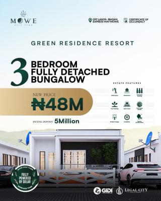 Affordable Resort Golf Bungalow, Ibadan Expressway, Mowe Ofada, Ogun, Detached Bungalow for Sale
