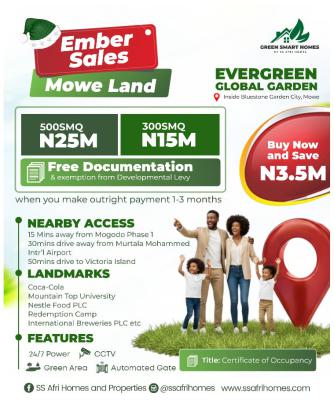 Modern Plots, Bluestone Bus-stop, Ofada Road, Mowe Town, Ogun, Mixed-use Land for Sale