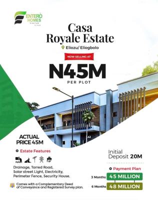 Estate Land, Eliozu, Port Harcourt, Rivers, Residential Land for Sale