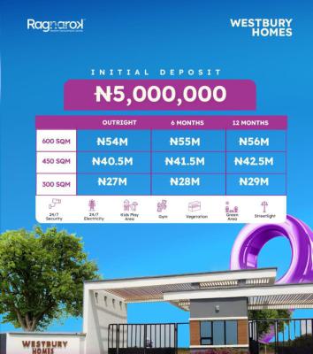 Secured Ready to Build Land, Westbury Homes ,10mins Drive Through Beachwood Estate, Lakowe, Ibeju Lekki, Lagos, Residential Land for Sale