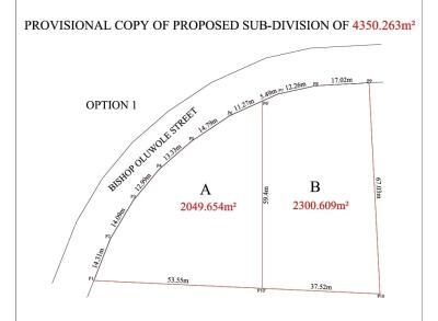 2,040 Sqm (semi Direct Instruction), Bishop Oluwole Street, Victoria Island (vi), Lagos, Land for Sale